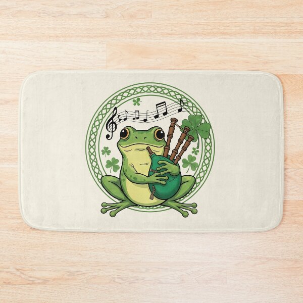 Item preview, Traditional Tunes: Frog Playing Bagpipes designed and sold by MalisoStickers.