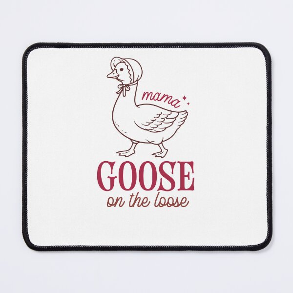 Item preview, Mama Goose On The Loose Funny Motherhood Goose designed and sold by krystalRomanart.