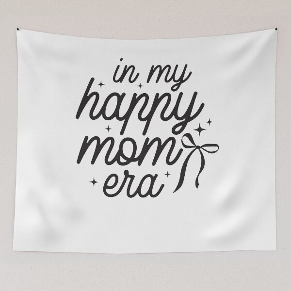Item preview, In My Happy Mom Era Aesthetic Coquette Ribbon Bow designed and sold by krystalRomanart.