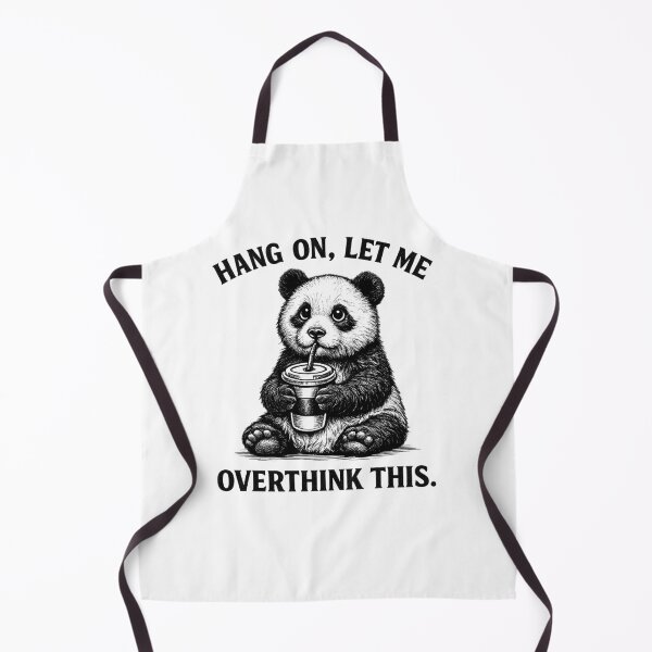 Item preview, Hang On, Let Me Overthink This – Funny Panda Meme Design for Overthinkers, Anxiety Humor & Cute Panda Lovers designed and sold by omar ousalah.