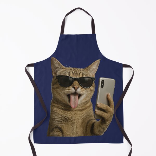 Item preview, Cool Cat Selfie Funny Cat Sunglasses Meme Design designed and sold by Negisandeep studio.