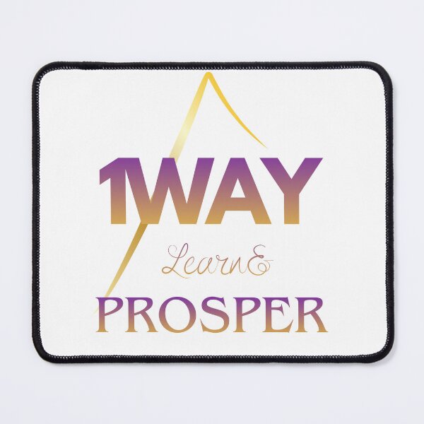 Item preview, 1Way Learn & Prosper - Gold & Purple Edition Logo designed and sold by 1WayLearn.