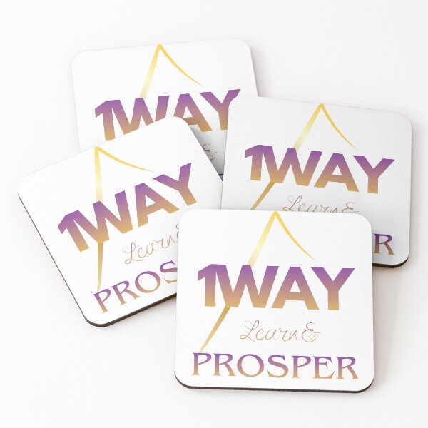 Item preview, 1Way Learn & Prosper - Gold & Purple Edition Logo designed and sold by 1WayLearn.