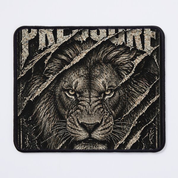 Item preview, Founder Forged By Pressure Lion Industrial Grit Mindset Art Print designed and sold by SavannaStrikes.