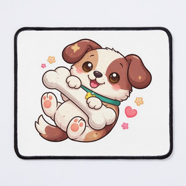 Item preview, Cute Puppy with Big Bone Sticker designed and sold by Artify Lab.