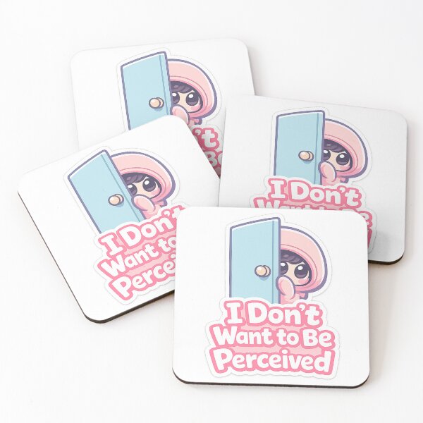 Item preview, I Don’t Want to Be Perceived Cute Introvert Sticker, Shy Hoodie Character Meme, Social Anxiety Kawaii Design, Funny Anti Social Mood designed and sold by VibrantArtful7.