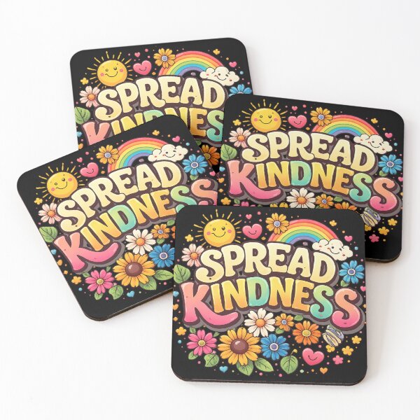 Item preview, Spread Kindness – Cute Floral Rainbow Positivity Aesthetic Design designed and sold by WinterStorm01.