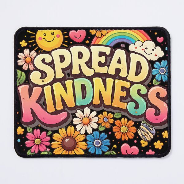 Item preview, Spread Kindness – Cute Floral Rainbow Positivity Aesthetic Design designed and sold by WinterStorm01.
