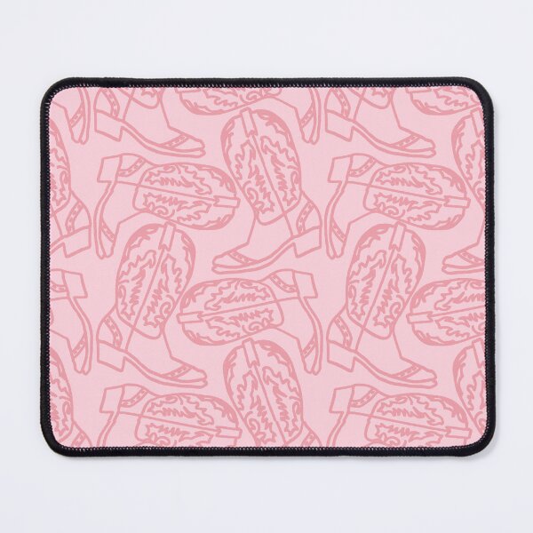 Item preview, Western Cowboy Boot Pattern - pink monochrome designed and sold by KelseyNY.