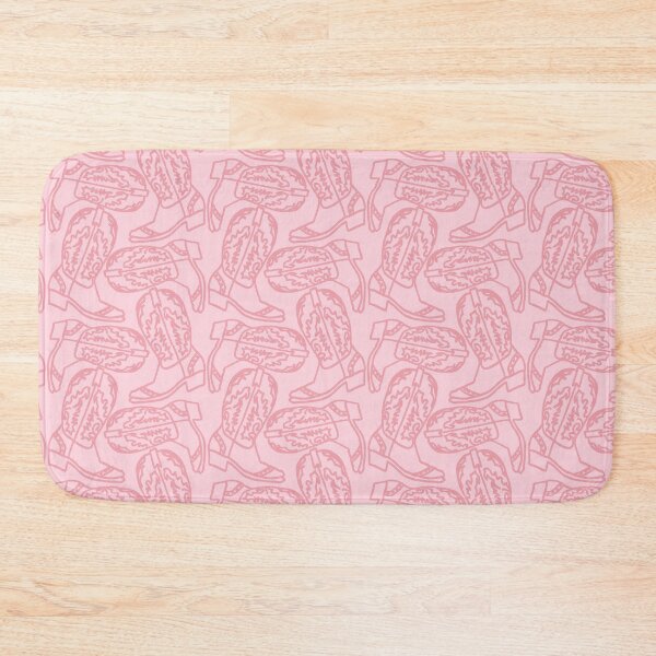 Item preview, Western Cowboy Boot Pattern - pink monochrome designed and sold by KelseyNY.