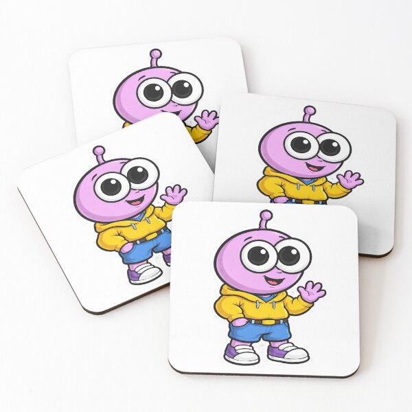 Item preview, Cute Alien Waving in Hoodie and Shorts Sticker designed and sold by  Artify Lab.