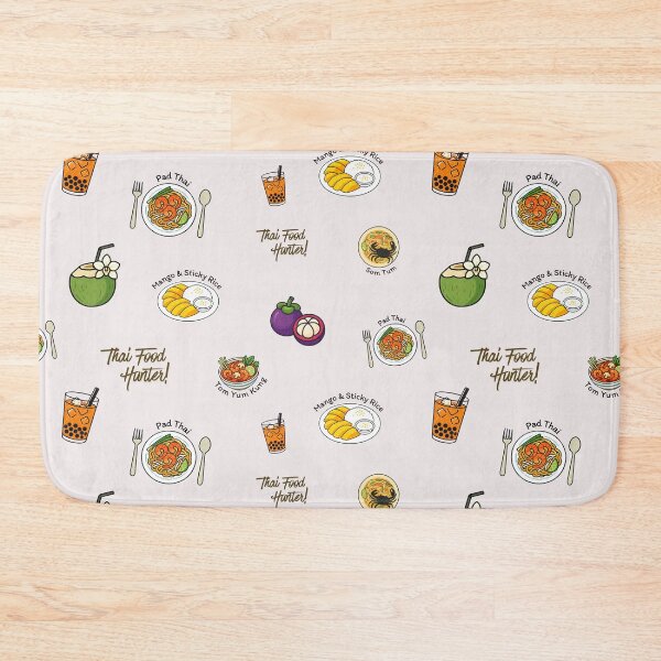 Item preview, Thai Food  Seamless Pattern designed and sold by LifeParody.
