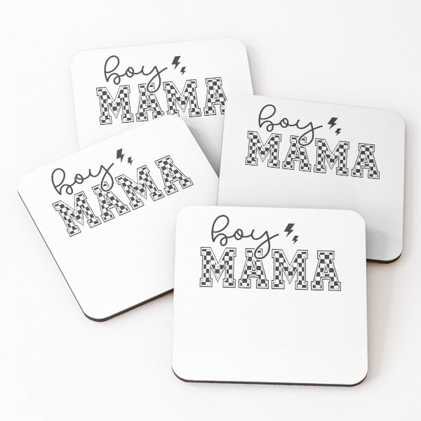 Artikelvorschau, Boy Mama Lightning Bolt Checkerboard Retro entworfen und verkauft von krystalRomanart.