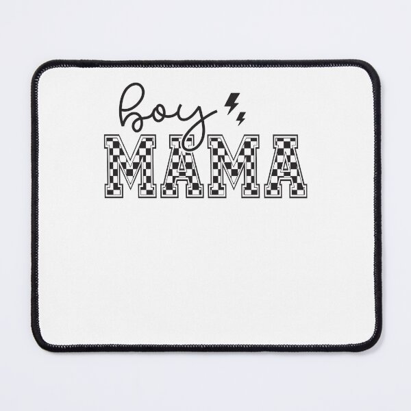 Artikelvorschau, Boy Mama Lightning Bolt Checkerboard Retro entworfen und verkauft von krystalRomanart.