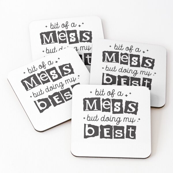 Item preview, Bit Of A Mess But Doing My Best Ransom Note designed and sold by krystalRomanart.