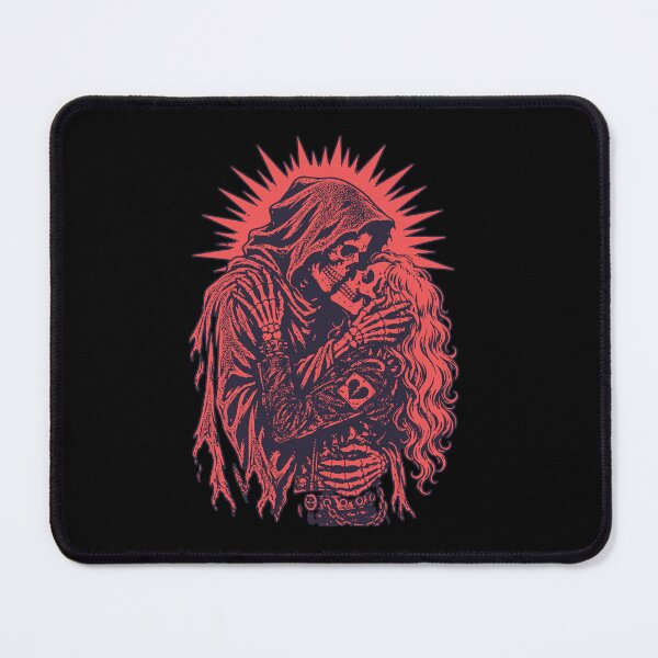 Item preview, Gothic Skeleton Lovers Kissing Vintage Graphic designed and sold by graphixpolash.