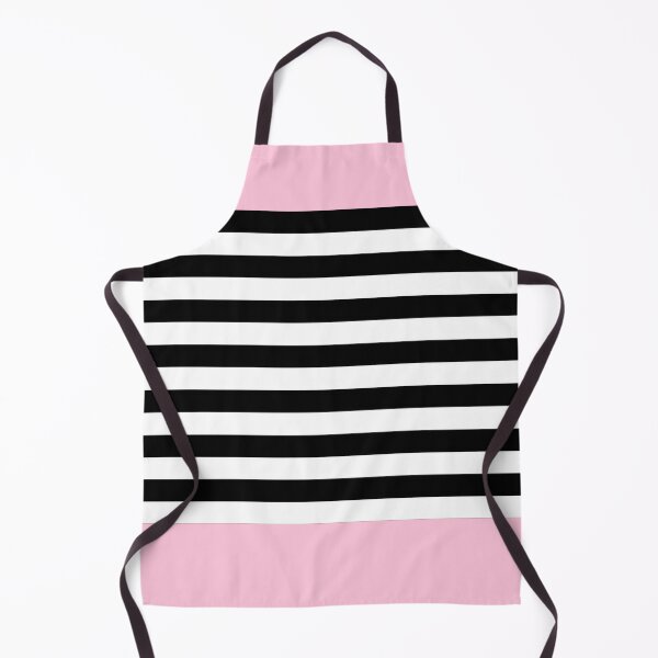 Aperçu de l'œuvre rayures noires, blanches et roses pastel gothiques créée et vendue par findlost.