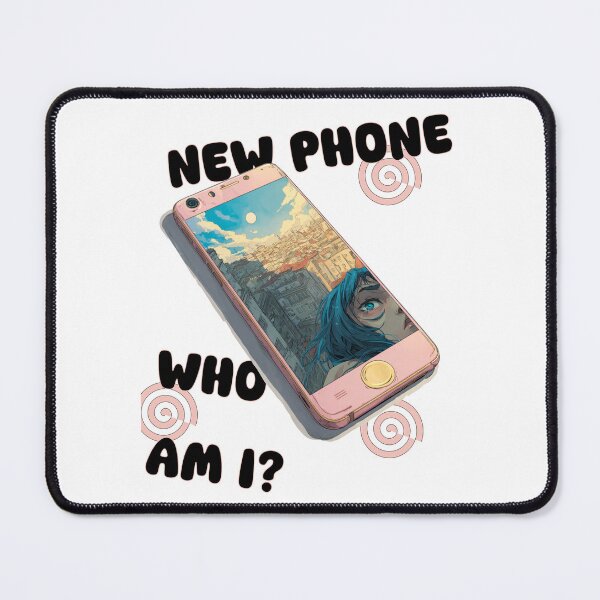 Item preview, New Phone, Who Am I? | Existential Tech Humor | Sarcastic Smartphone Identity Crisis Design designed and sold by Ignorant-Artist.