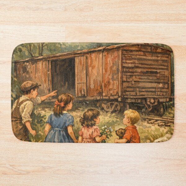 Item preview, The Abandoned Train Car designed and sold by TinCatOutPost.