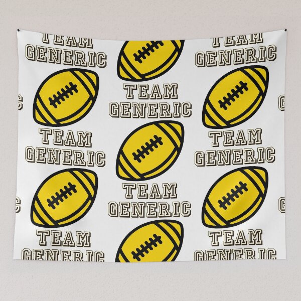 Item preview, Generic Team | Peak Sports Enthusiasm | Ironically Passionate Football Design designed and sold by Ignorant-Artist.