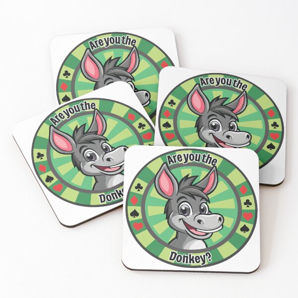 Item preview, Are you the Donkey? Poker Chip - Green designed and sold by SquishyKitkat.