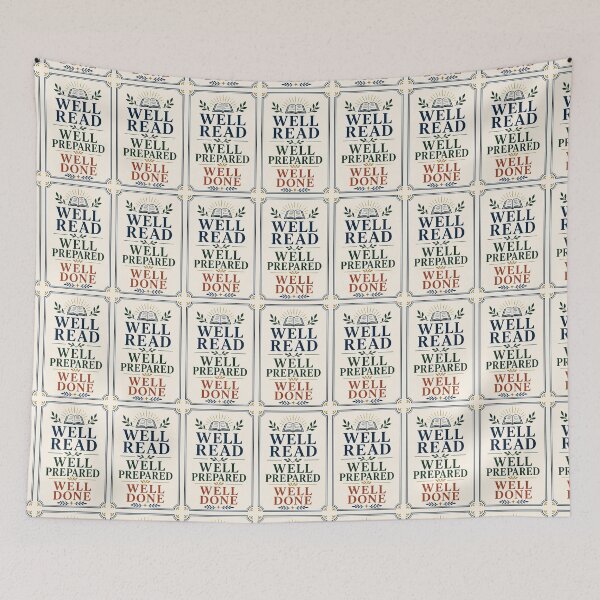 Item preview, Well Read Well Prepared Well Done – Academic Graduation Gift designed and sold by Novel Works Studio.