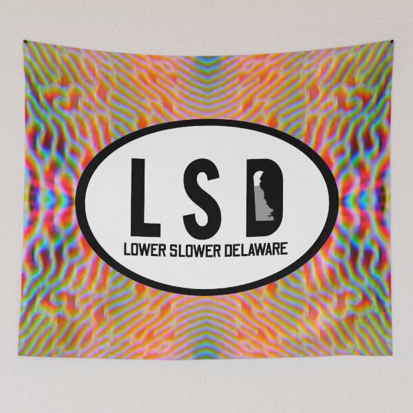 Item preview, LSD - Lower Slower Delaware  designed and sold by Q Art & Design .