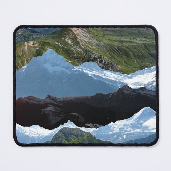 Item preview, Layered Mountain Landscape Switzerland designed and sold by graceebianchi.