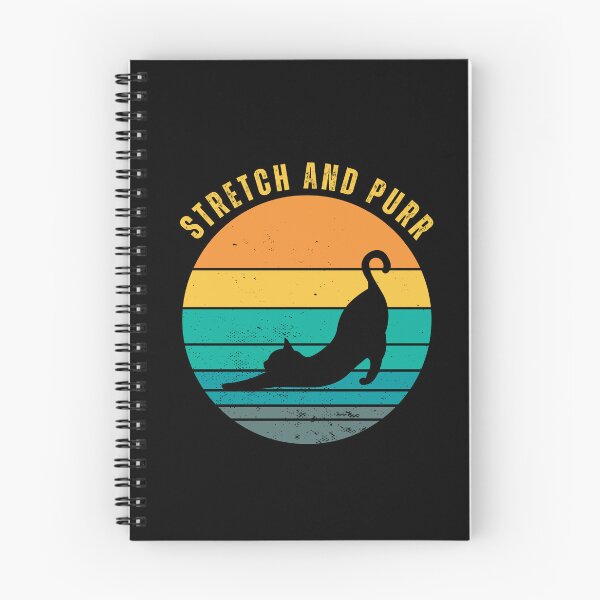 Item preview, Yoga big cat stretching retro sunset designed and sold by tdimillo.