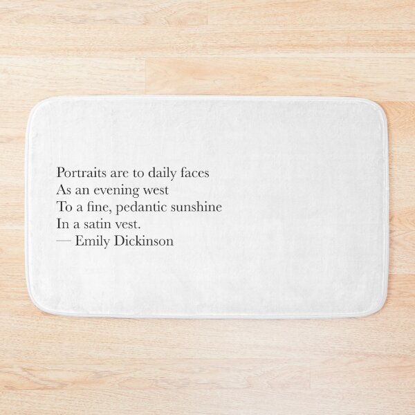 Item preview, Emily Dickinson Portrait Quote – Art, Light & Evening Metaphor designed and sold by The Prose Atelier.