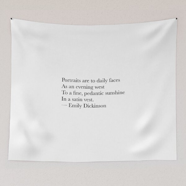 Item preview, Emily Dickinson Portrait Quote – Art, Light & Evening Metaphor designed and sold by The Prose Atelier.