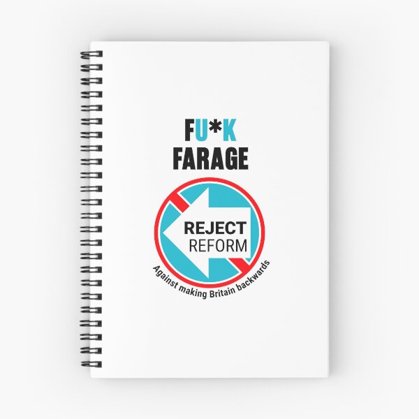 Item preview, F UK FARAGE Reform UK designed and sold by ChuckyTJones.