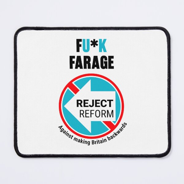 Item preview, F UK FARAGE Reform UK designed and sold by ChuckyTJones.