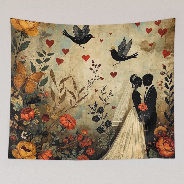 Item preview, Whimsical Couple Wedding Goth designed and sold by shaang.