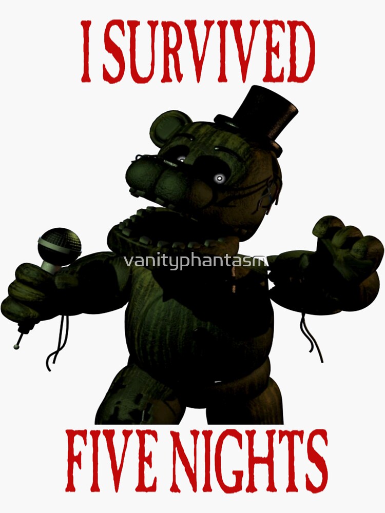 Five Nights at Freddy's 3: It's All in Your Mind Magnet for Sale by  vanityphantasm