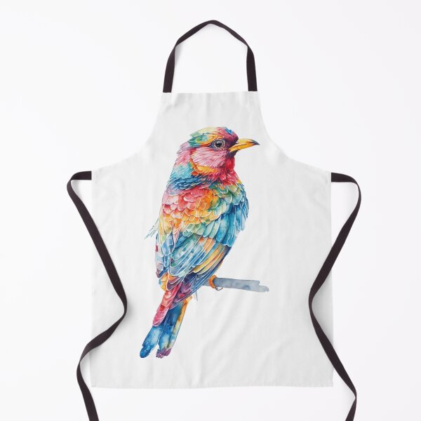 Item preview, Rainbow Perch — Watercolour Bird Fine Art Print designed and sold by GrowNest.