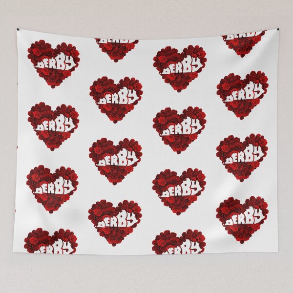 Item preview, Kentucky Derby Rose Heart Typography Design designed and sold by statecrafted.