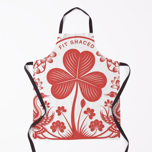 Item preview, Drunk Four Leaf Clover Chinese Paper Cut Art designed and sold by Bloomkept.