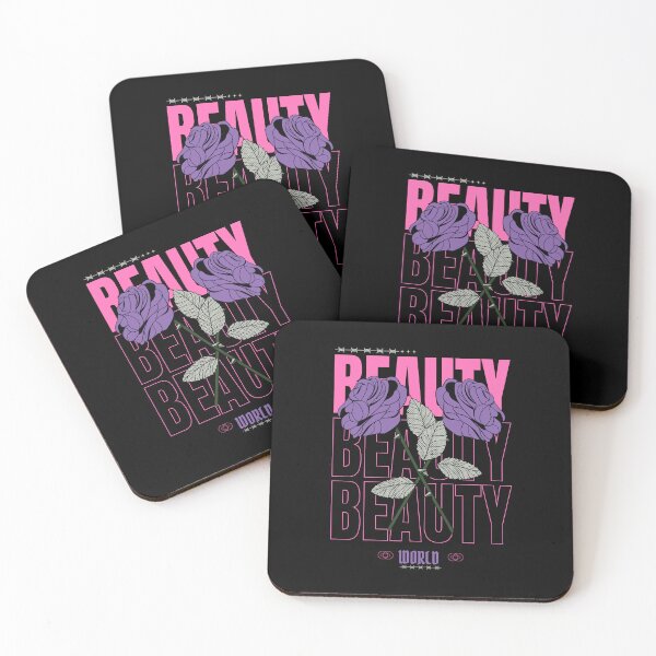 Item preview, Beauty World Purple Roses - Edgy Cyber Goth Streetwear designed and sold by dpk-padhiyar.