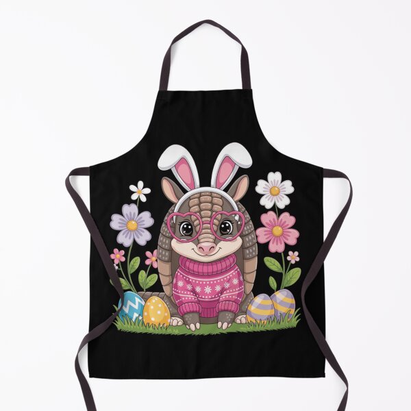 Item preview, Kawaii Easter Animal Armadillo Wearing Glasses and Sweater Art designed and sold by anamul43.