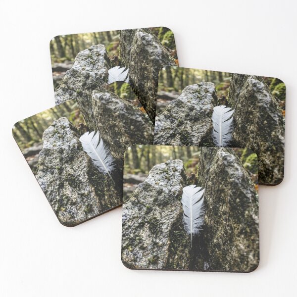 Item preview, Feather stuck between two stones designed and sold by Malisa345.