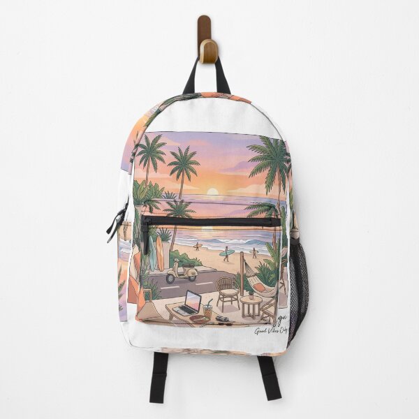 Item preview, Canggu Tropical Café Sunset Vibes designed and sold by USSIZI SPACE.