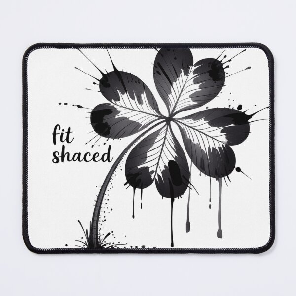 Item preview, Drunk Four-Leaf Clover Ink Wash Art designed and sold by Bloomkept.
