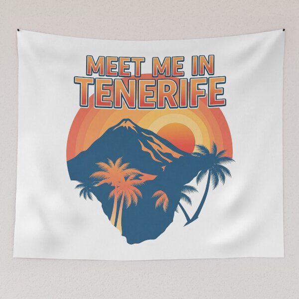 Item preview, Meet Me in Tenerife – Romantic Island Escape & Spain Travel Dream designed and sold by ArtsyExplorer.