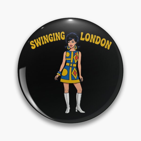 Item preview, Retro Swinging London 60s Mod Girl Fashion designed and sold by KelliesGrafix.