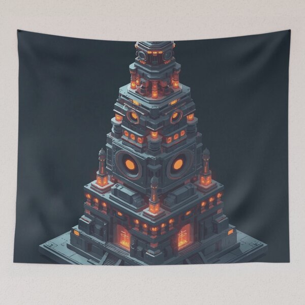 Item preview, Temple of Peace designed and sold by AbstractAnom.