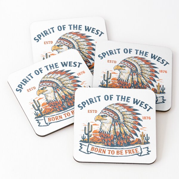 Item preview, Western Spirit Eagle T-Shirt designed and sold by Matinez Pink.