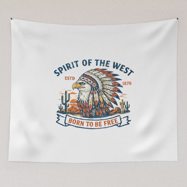 Item preview, Western Spirit Eagle T-Shirt designed and sold by Matinez Pink.
