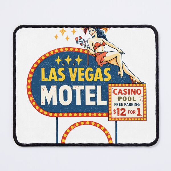 Item preview, Vintage Las Vegas Motel Sign T-Shirt designed and sold by Matinez Pink.
