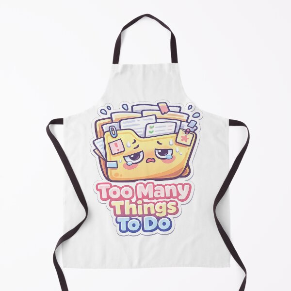 Item preview, Cute Productivity Sticker – “Too Many Things To Do” Kawaii Folder, Overwhelmed Aesthetic, ADHD Mood designed and sold by VibrantArtful7.